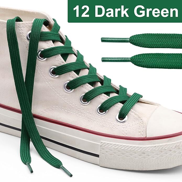 Flat Shoelaces 30+ Colours Shoe laces Boot Trainer Shoes Football Boots