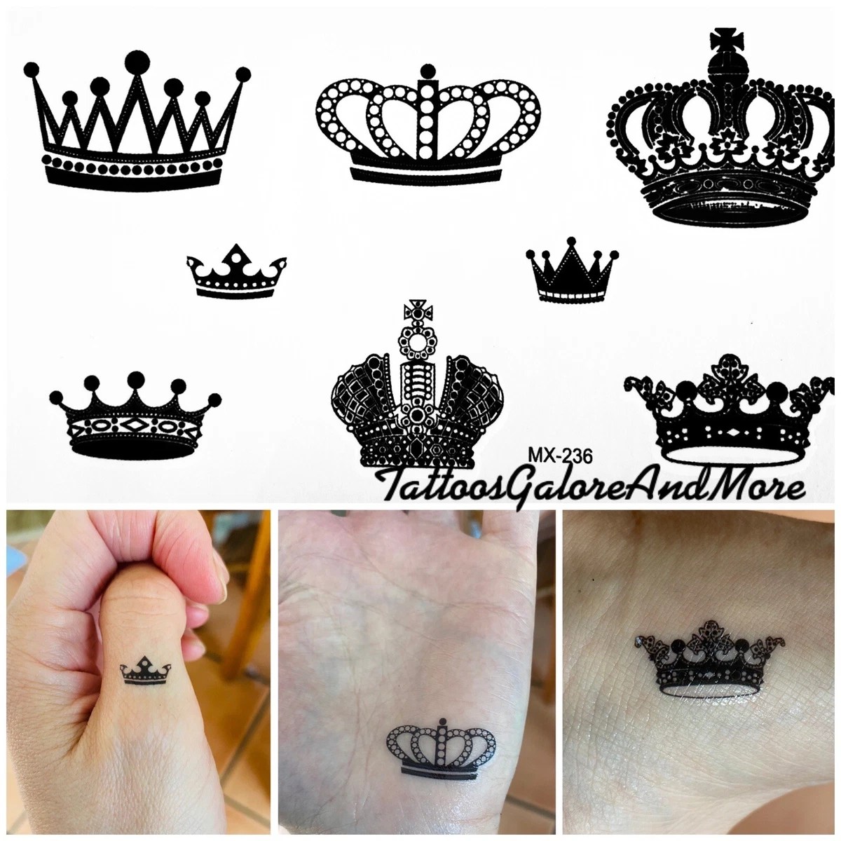 Details more than 153 gold crown tattoo best
