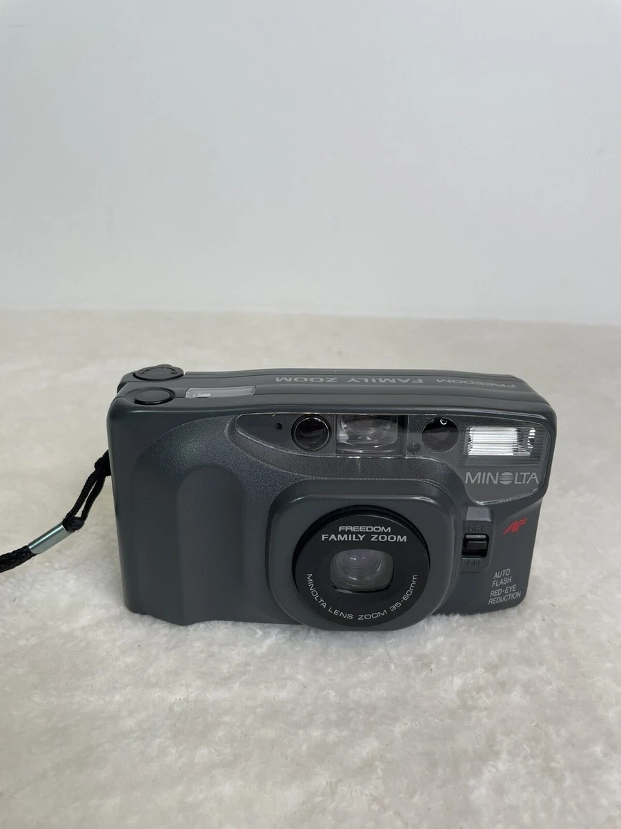 Minolta Freedom Family Zoom 35mm Film Point And Shoot Camera Tested
