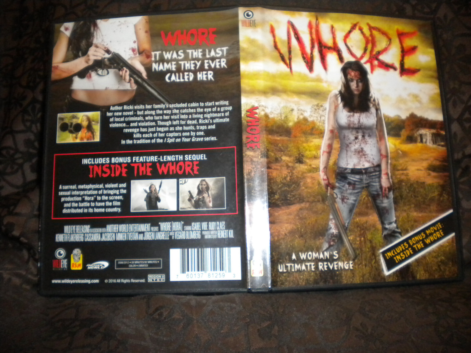 Whore (DVD 2009) & Inside the Whore (2012) Hora OOP Sexy Horror Wild
