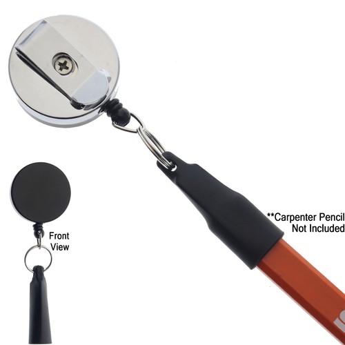 Heavy Duty Retractable Pen Pull Holder Reel for Sharpies & Carpenter
