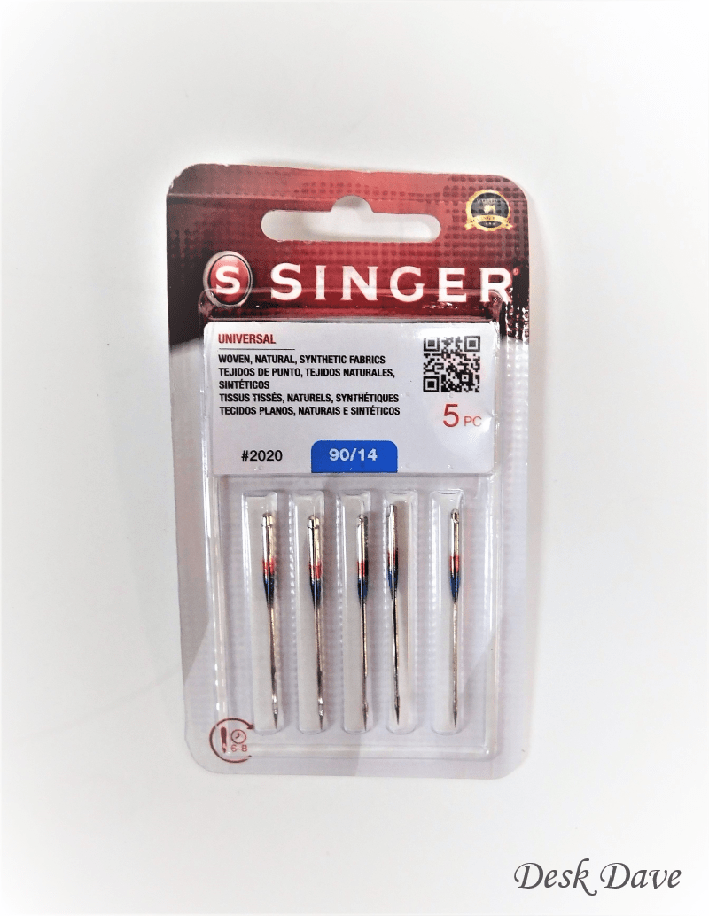 5 SINGER Sewing Machine NeedlesSize 90/14, for SINGER Featherweights