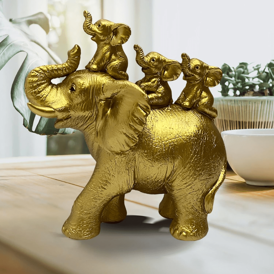 Elephant Statue Elephant Decor for Mom Women Gifts Elephant Figurines