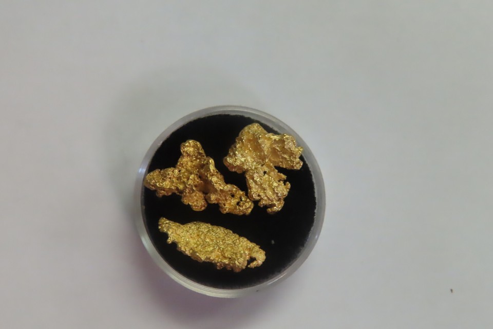 3 Gold Nuggets Total Wt. 7.4 grams (being relisted,original buyer has