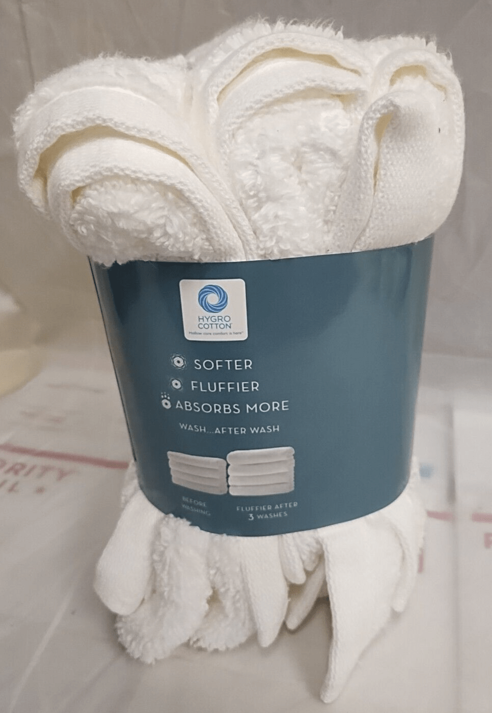 Charisma 100 Hygrocotton 3piece LUXURY Hand Towel Set WHITE eBay