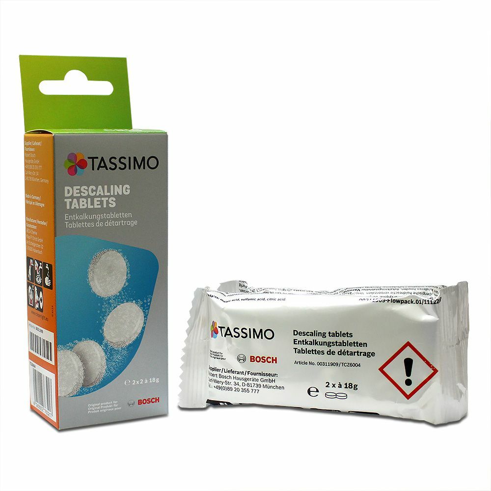 Bosch Tassimo TCZ6004 Descaling Coffee Machine Descaler Tablets 311530