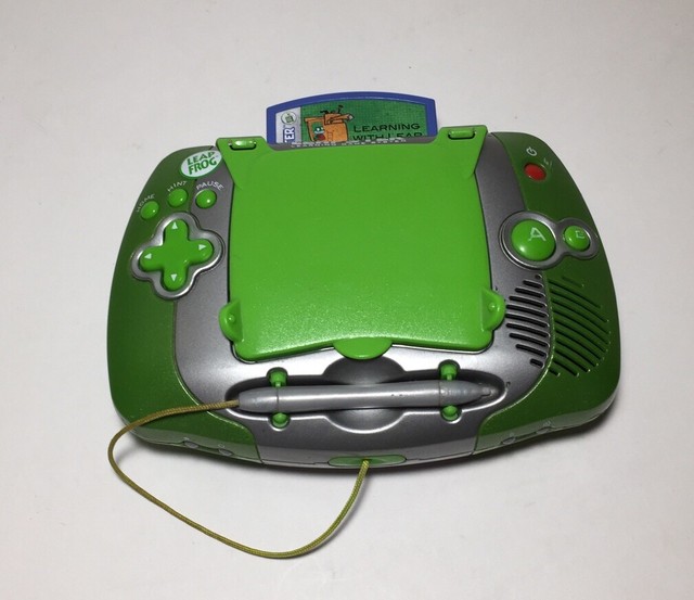 Leap Frog Leapster Handheld Learning Game System 20200 Green / Silver
