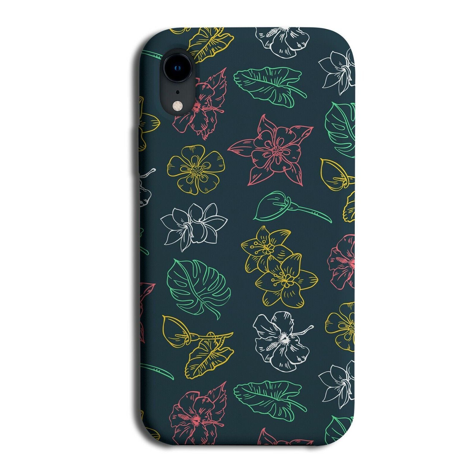 Colourful Hawaiian Flowers Phone Case Cover Hawaii Lei Leis Floral