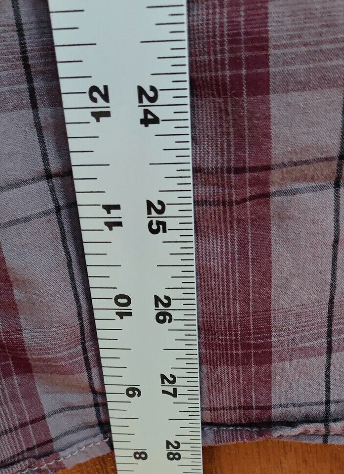 French Connection SHIRT MEN MEDIUM UK Style Western Ranch Cowboy TARTAN