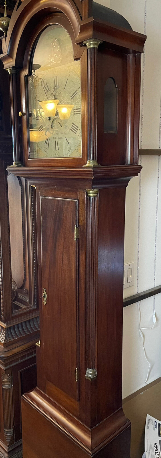 Gardner Parker Rare Antique Massachusetts Rocking Ship Grandfather Clock eBay