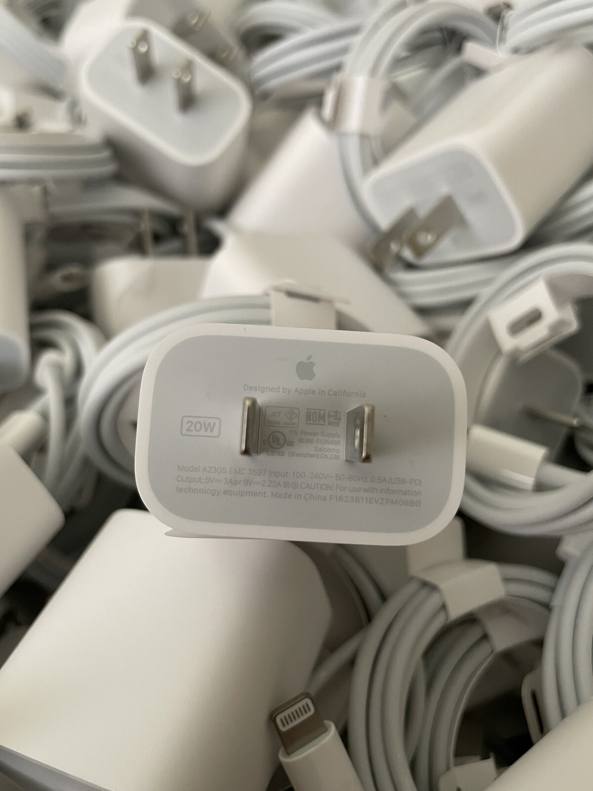 Apple OEM Original Genuine 20W USBC Charger Cable Apple iPhone iPad 12