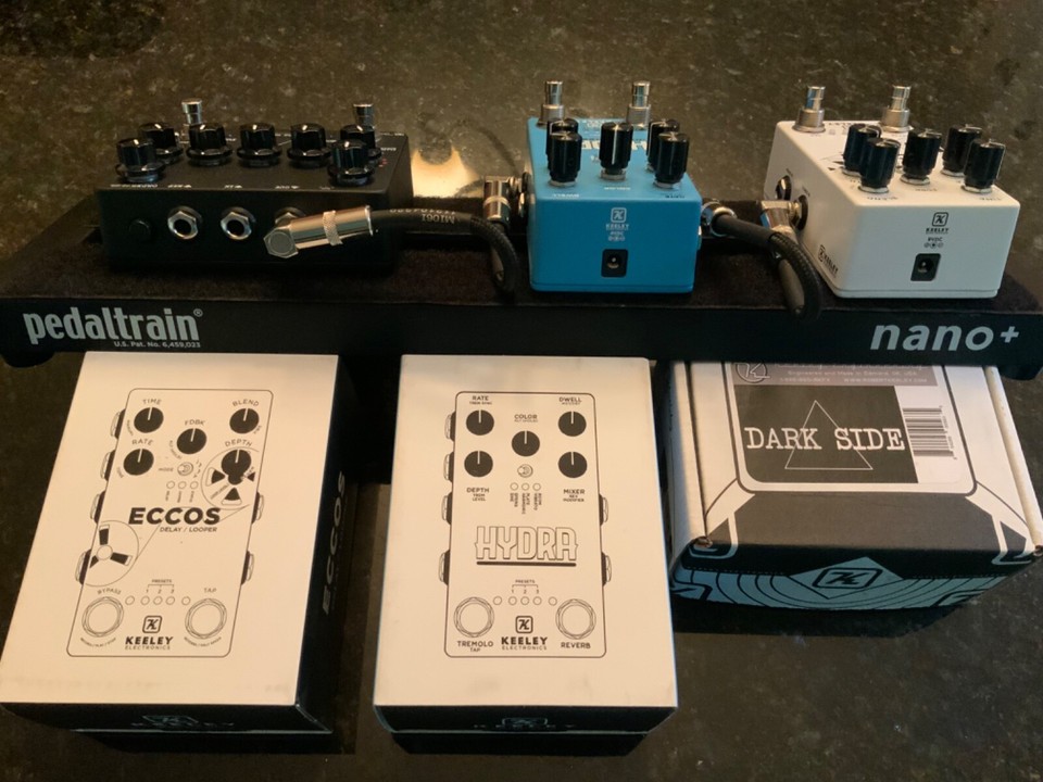 Keeley guitar effects pedal board eBay