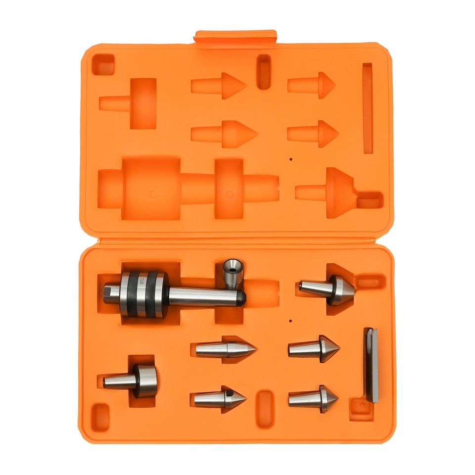 MT3 Live Center Set Morse Taper MT3 Triple Bearing Lathe Medium Duty