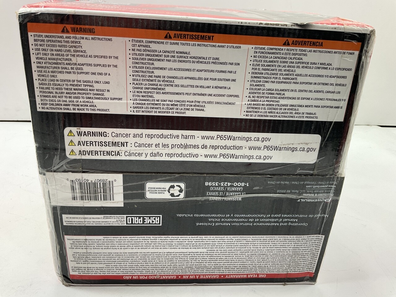 Powerbuilt 620471 3 Ton (6,000 Lbs) Unijack Bottle Jack And Jackstand