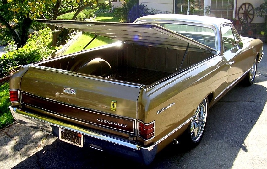 196467 Chevy El Camino Hatch Style Tonneau Cover by Craftec Covers