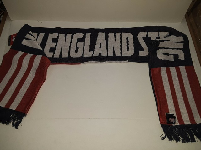 New England Revolution MLS "Strong" Soccer Club Scarf eBay