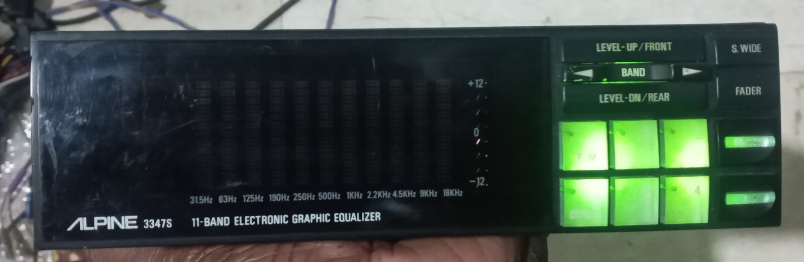 Classic ALPINE 3347S 11Band Graphic Equalizer Old school Rare JDM eBay