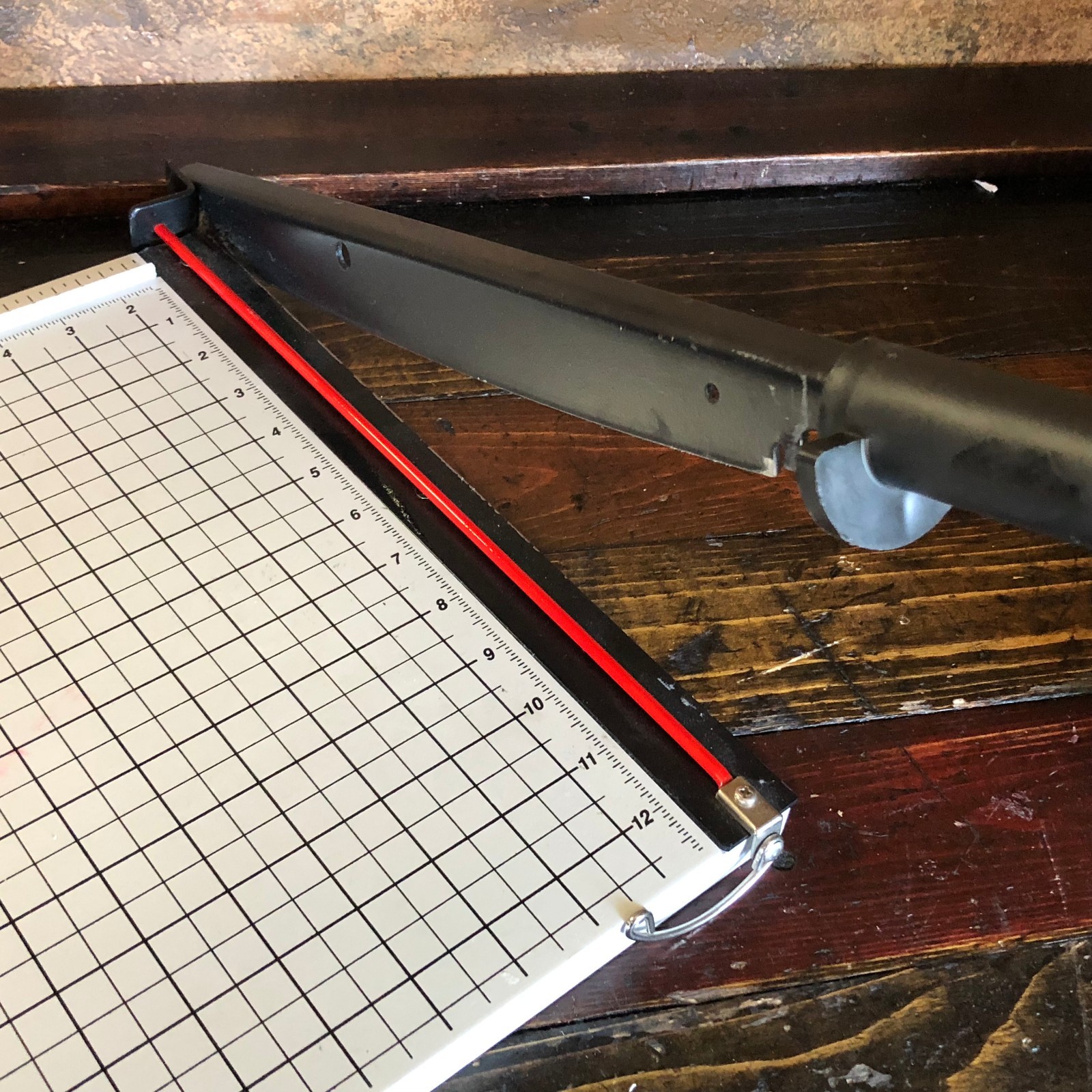 29918 Boston 12" Paper Trimmer 26912 Scrapebooking Crafts Office Wood