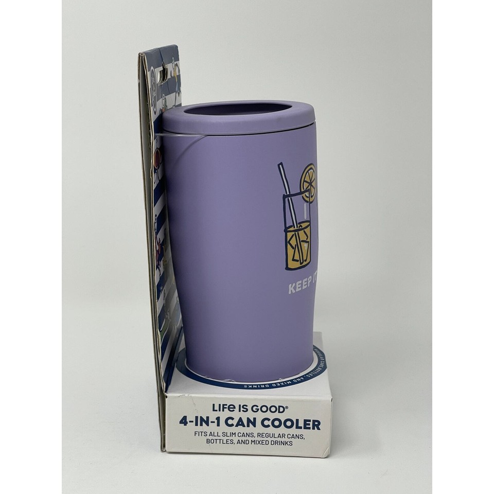 Life Is Good 4 in 1 Beverage Cooler Flip Flops and Lemonade NEW eBay