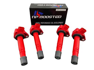 4 Pack Set Ignition Coils for 2001-2005 Honda Civic 1.7 2002-2004 Acura