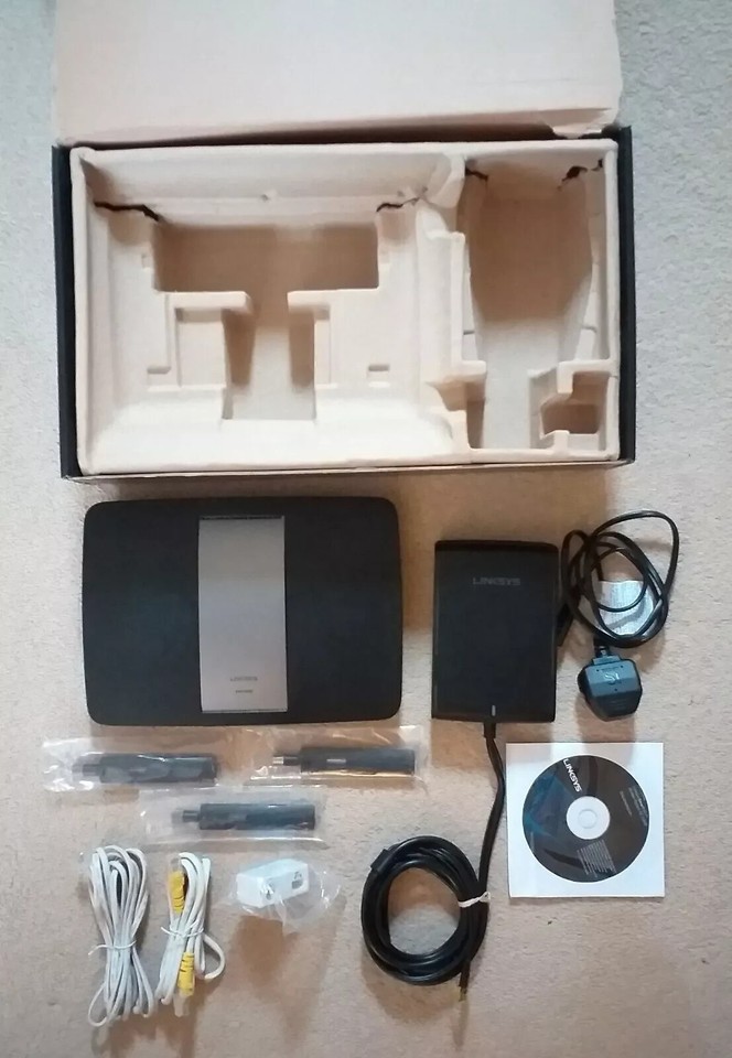 Linksys XAC1900 Dual Band AC1900 WiFi Modem Giga ADSL2