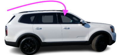 Fits 2020-2023 Kia Telluride Passenger Side Right Front Door Window
