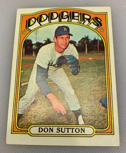 1972 Topps Baseball Card Don Sutton 530 HOF eBay