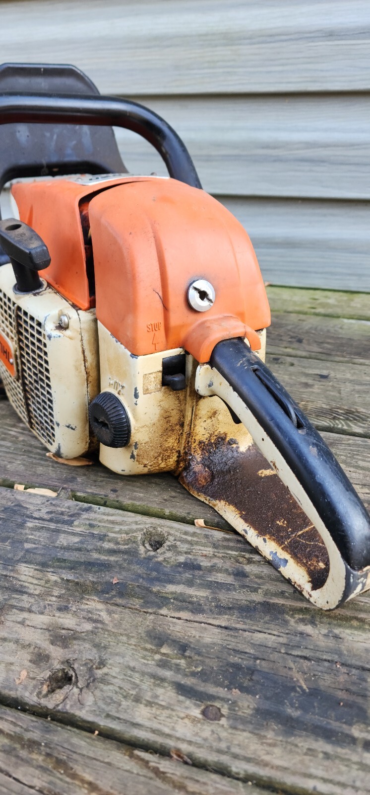 stihl 028 wb chainsaw. Vintage STIHL woodboss, not running, parts or