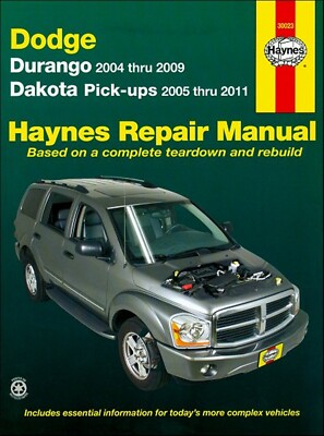 Dodge Durango 2004-2009, Dodge Dakota Trucks 2005-2011 Repair Manual | eBay