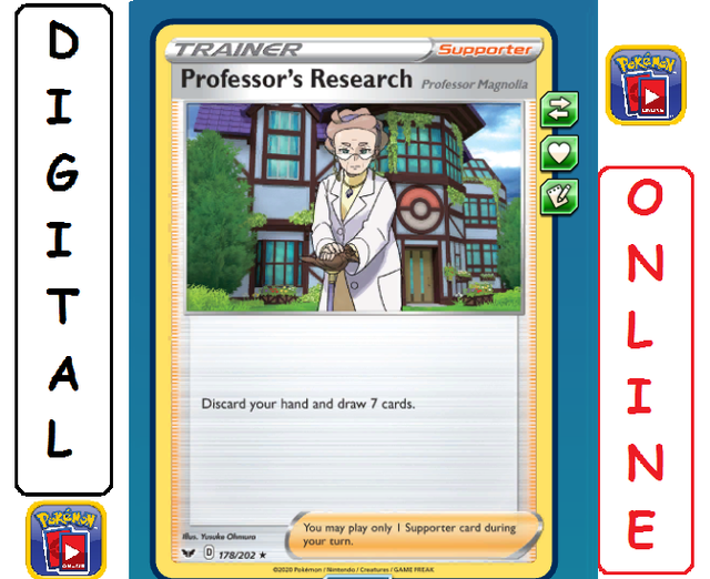 Professors Research x4 SWSH Pokemon TCG Online PTCGO 178/202 DIGITAL CARD eBay