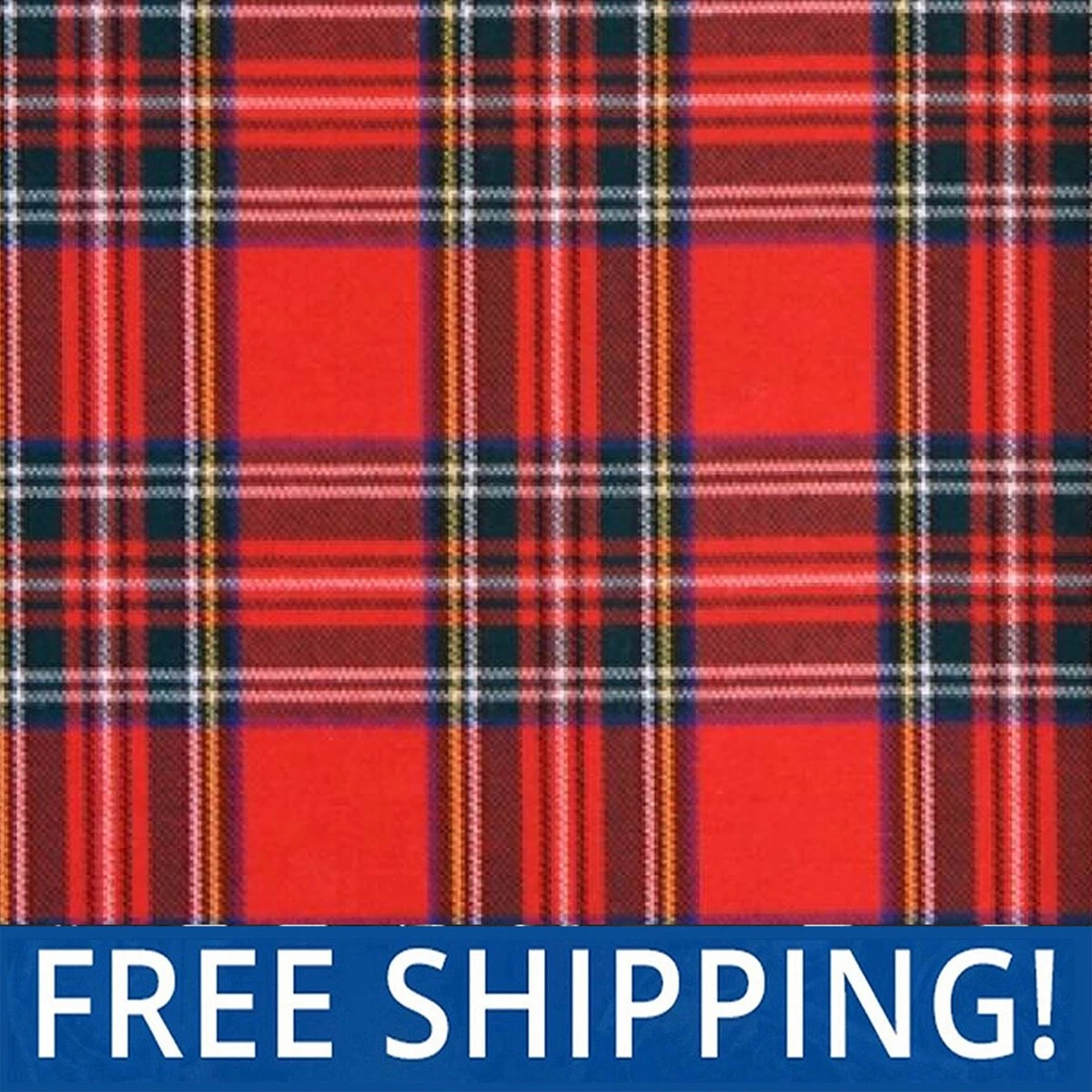 Plaid Fleece By The Yard