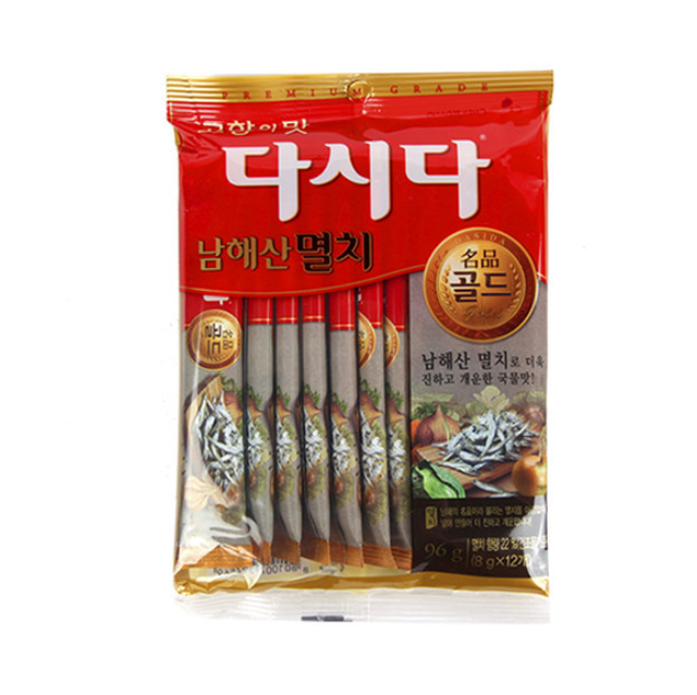 [CJ] DASHIDA Korean Anchovy Stock Powder Stick Seasoning Condiment