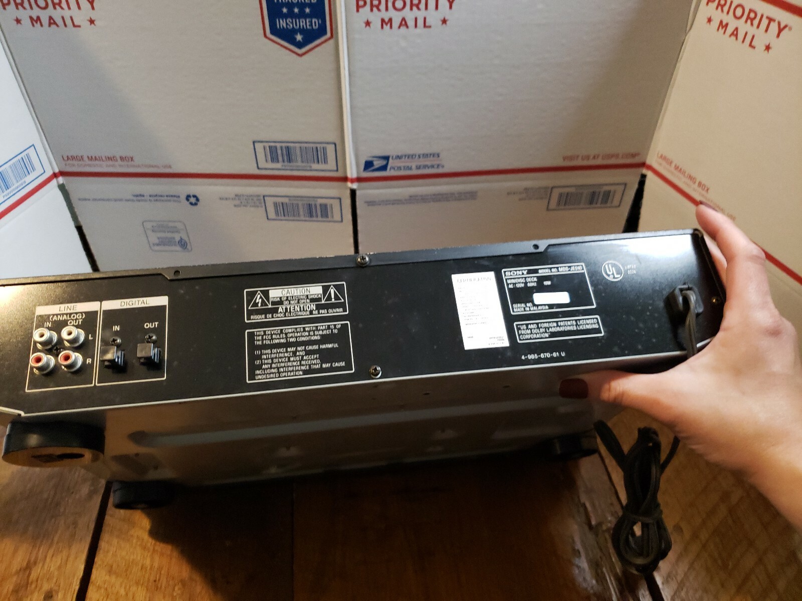 Sony MDSJE510 mini disc player PARTS/REPAIR eBay