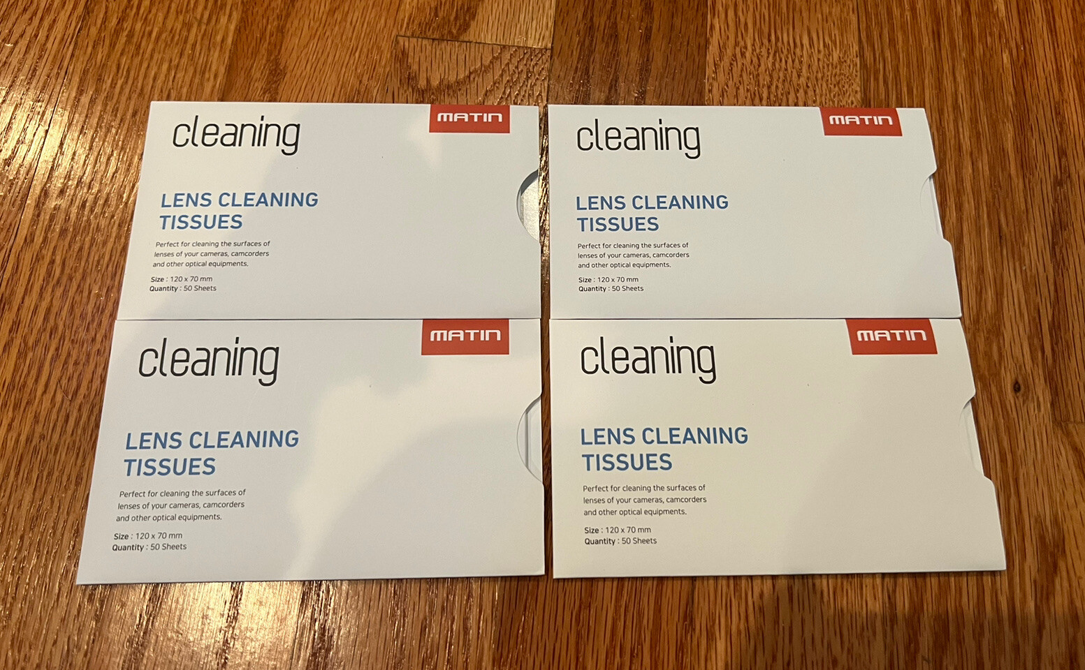 Matin LENS CLEANING TISSUES Paper 200 Sheets for Camera Filter Optics