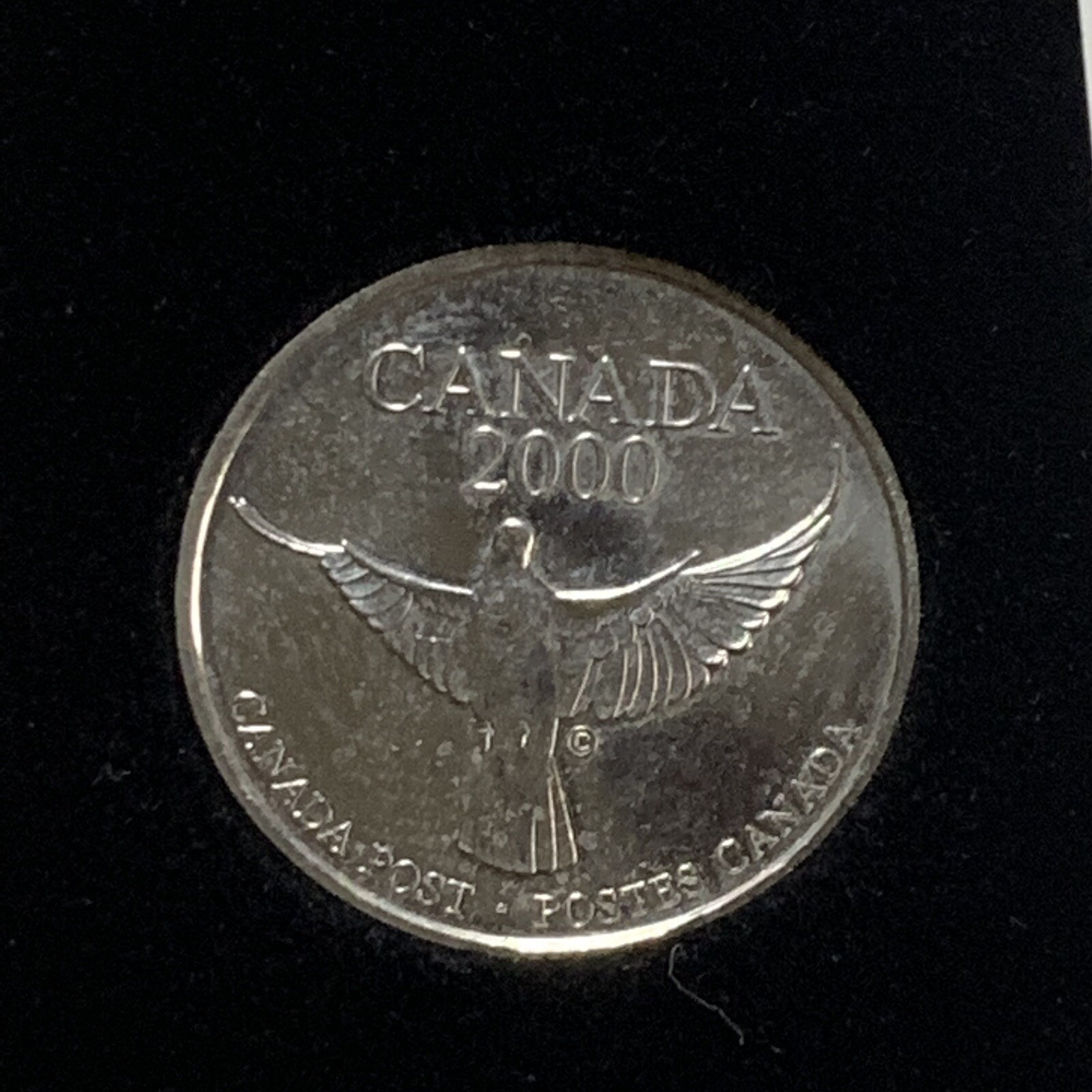 1999 2000 CANADA MILLENNIUM KEEPSAKE COIN AND MINT STAMPS SET IN TIN