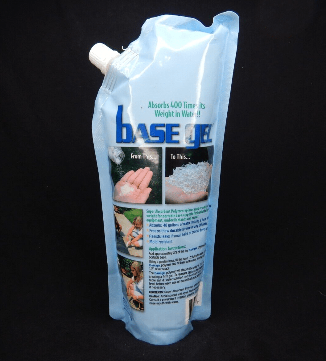 BaseGel H2Old Base Gel Basketball Goal Portable Polymer 16oz Umbrella