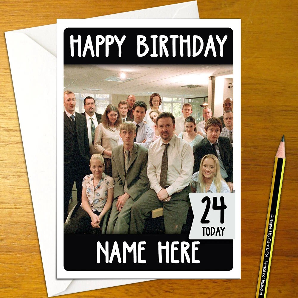 The Office Birthday Card