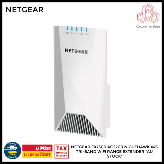 NETGEAR EX7500 AC2200 Nighthawk X4S TriBand WiFi Range Mesh Extender