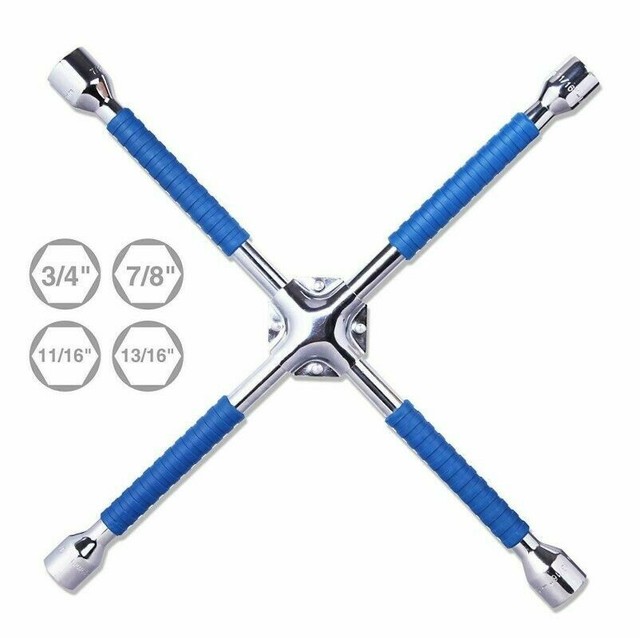 22mm Wheel Lug Nut Wrench Car Truck Brace Tire Hex Key Repair Socket