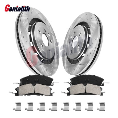 Front Brake Rotors & Ceramic Pads Kit for Ford Explorer 2013-2019 5 Lug