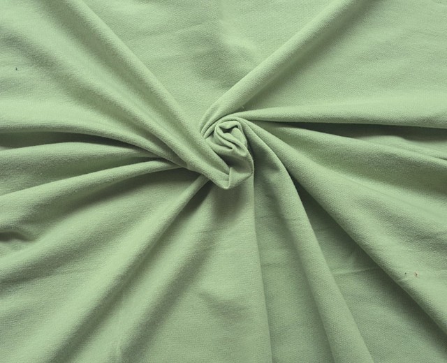 Vintage Green Cotton French Terry Knit Fabric by the Yard 12/13/17 eBay