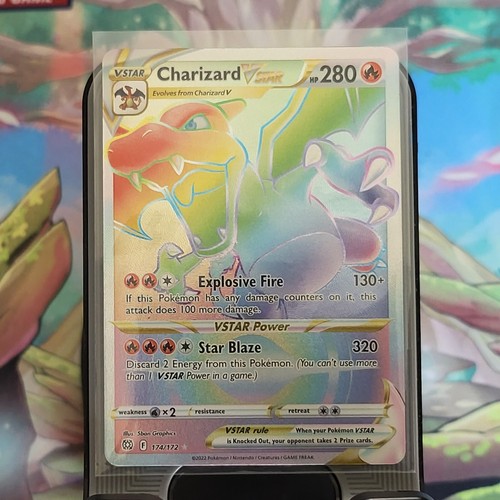 CHARIZARD VSTAR 174/172 Secret Rare Holo BRILLIANT STARS Pokemon Card NM/M eBay