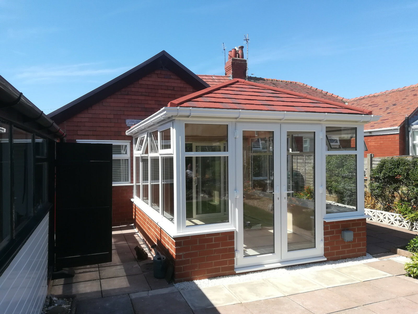 6m x 3m Hipped Edwardian Conservatory With A Tiled Warm Roof Supplied