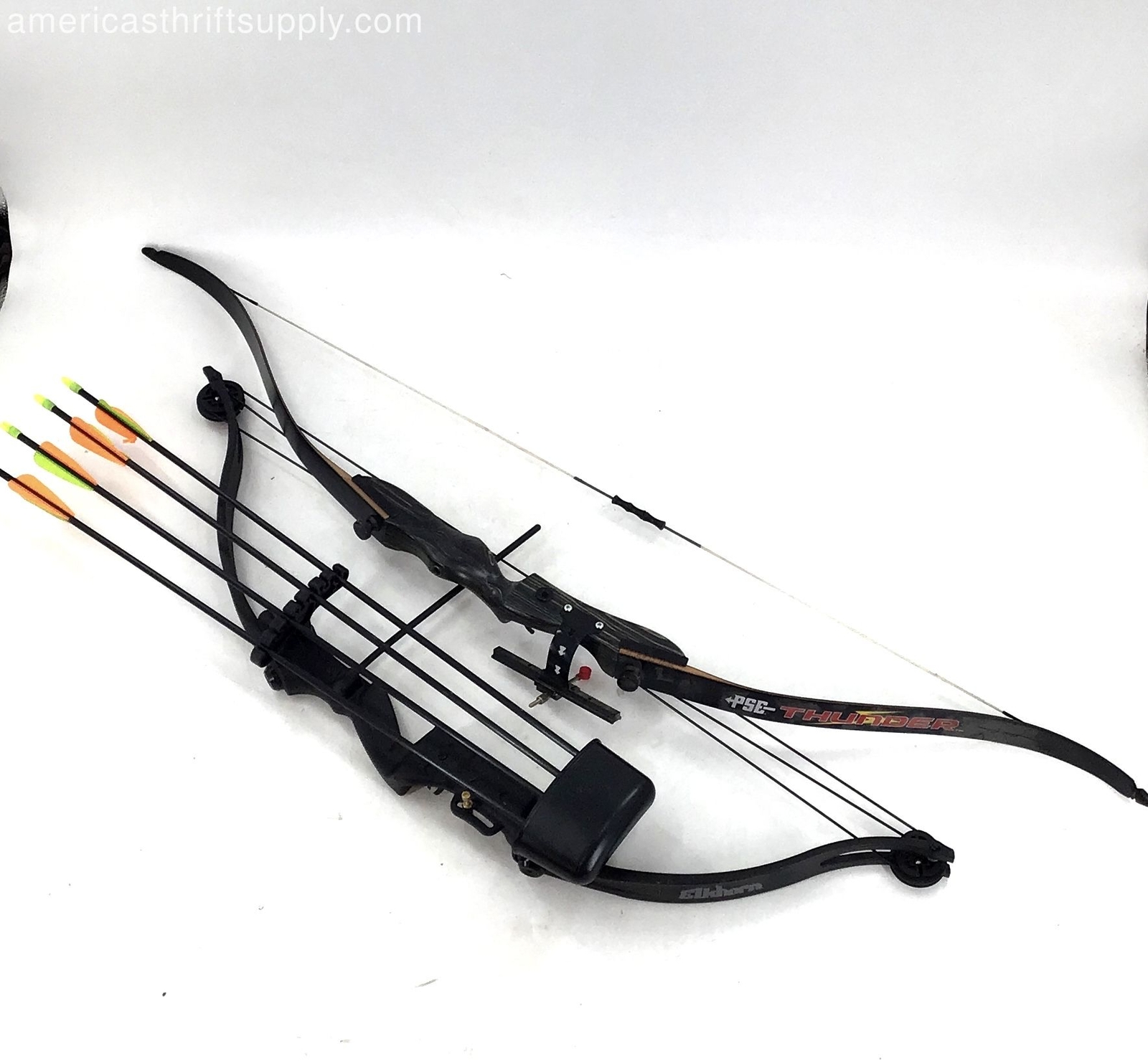 Crosman Elkhorn PSE Thunder Compound Hunting Bow Lot Of 2 eBay