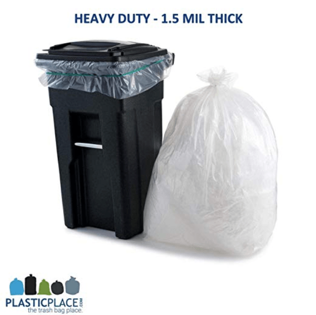 9596 Gallon Garbage Can Liners Waste Basket Heavy Duty Trash Bags Huge