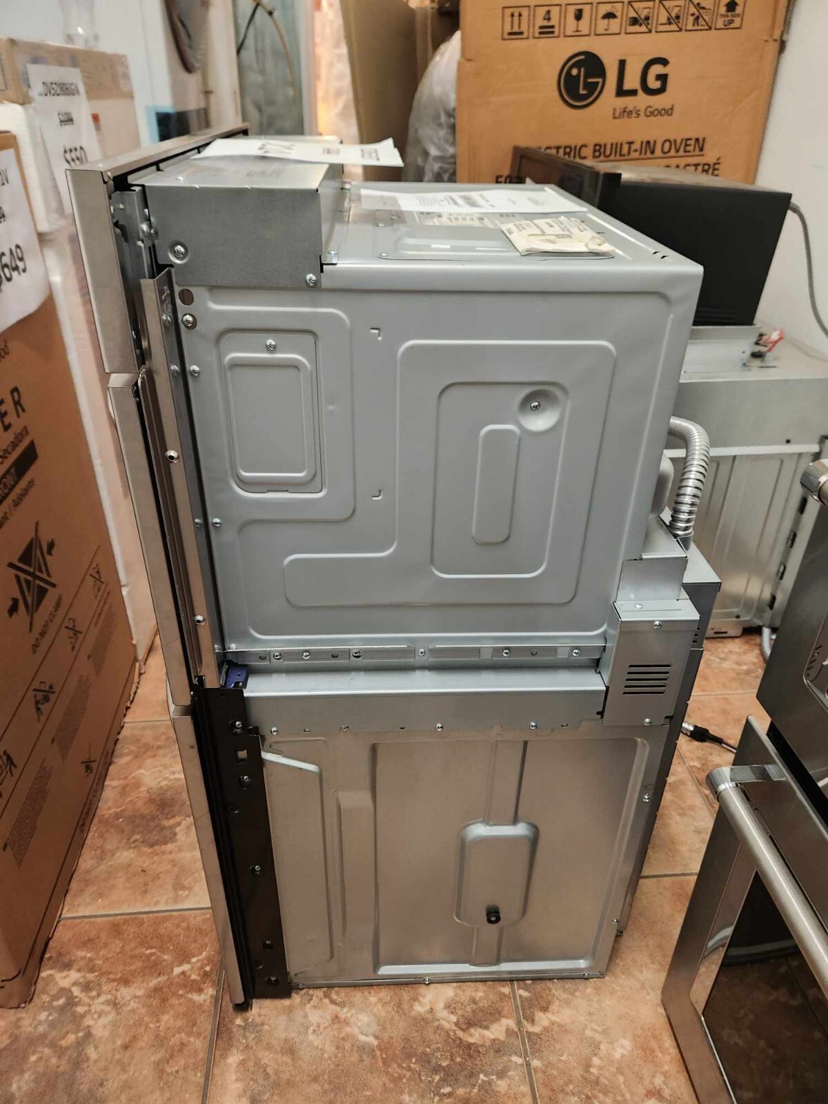 LG LWC3063ST 30" Microwave Wall Oven Combo Stainless Steel eBay