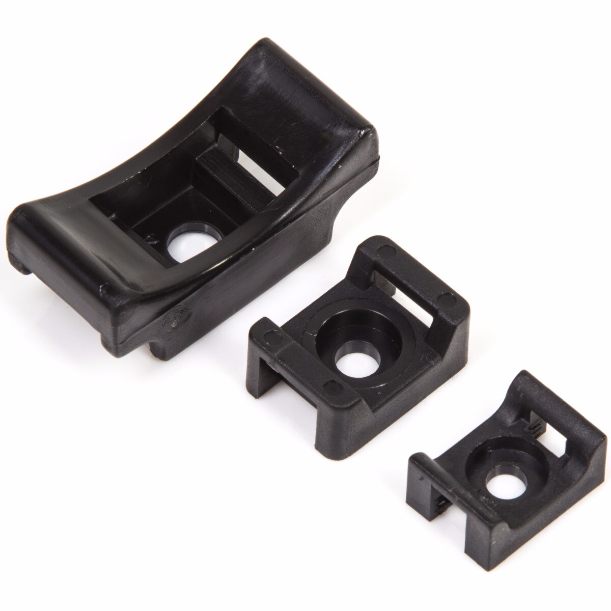 Cable Zip Tie Cradles HEAVY DUTY ScrewIn Wall Mounts/Saddles Wire/Pipe