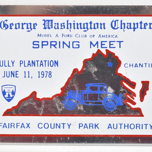 1978 Ford Model A Restorers Club Fairfax County Park Chantilly Sully