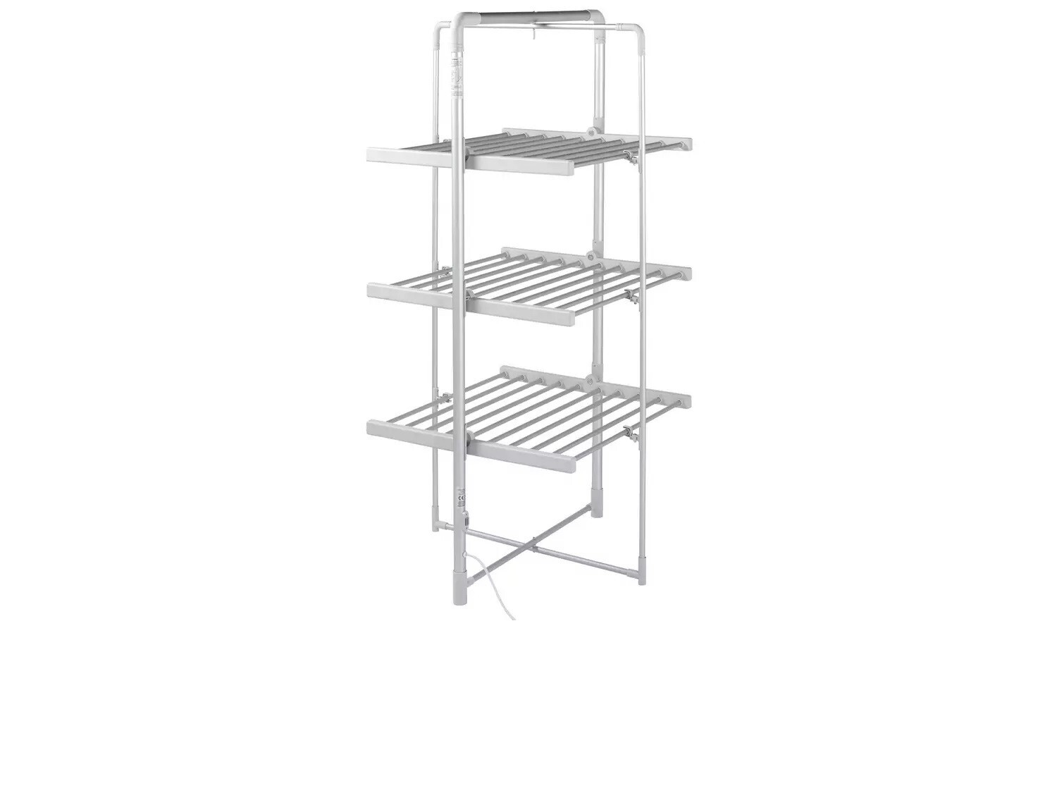3 TIERS TOWER ELECTRIC CLOTHES AIRER DELUX HEATED RAILS DRYER FOLDING