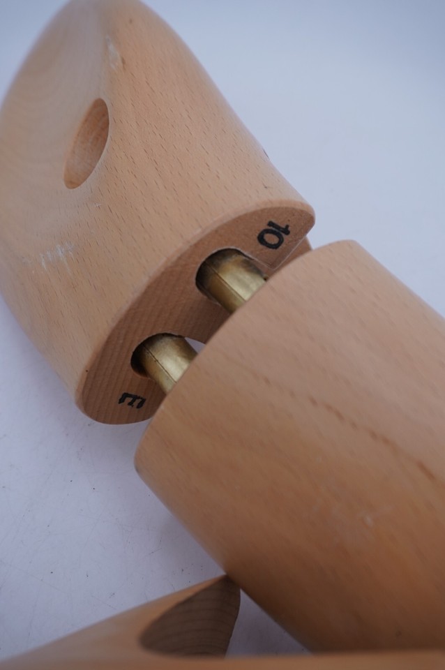 JOHN LOBB UK 10 US 11 D LACQUERED LASTED TREES SHOE TREE OAK WOOD eBay